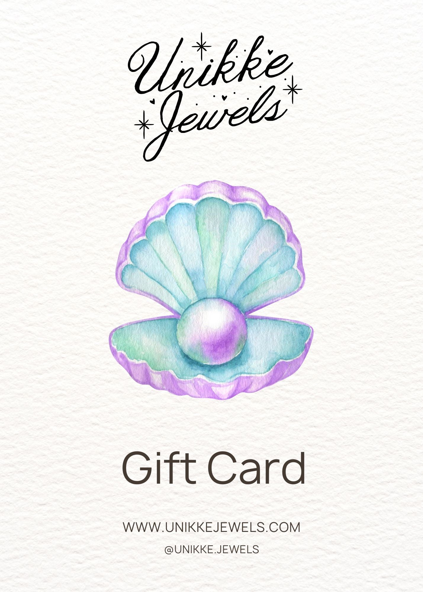 Unikke Jewels Gift Card