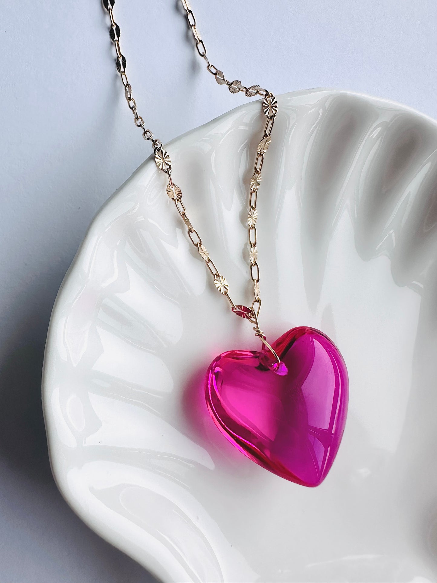 Sun-Kissed Heart Necklace